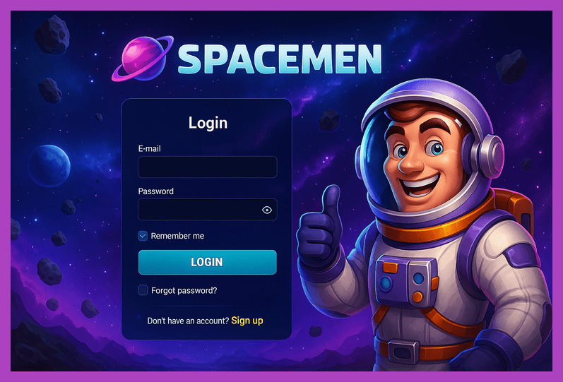Registro na SPACEMEN Garante Acesso a uma Vasta Seleção de jogo